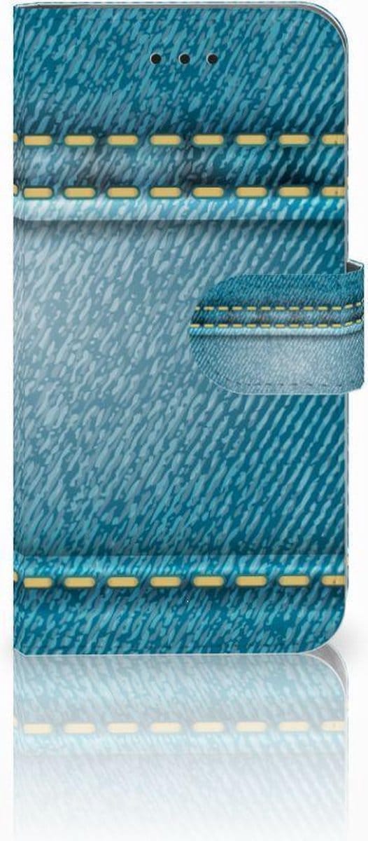 Apple iPhone X | Xs Wallet Case met Pasjes Jeans