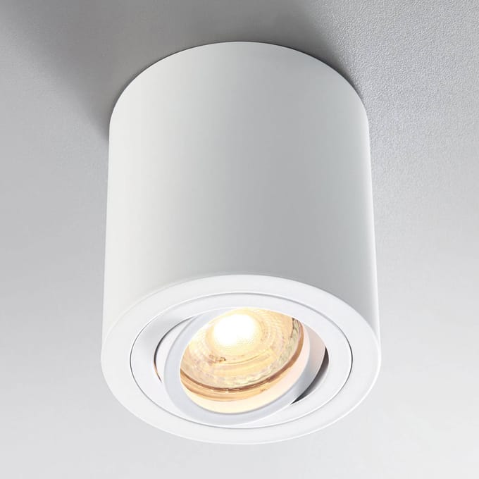 Heitronic 500737 AD9001 Opbouwlamp LED GU10 12 W Wit