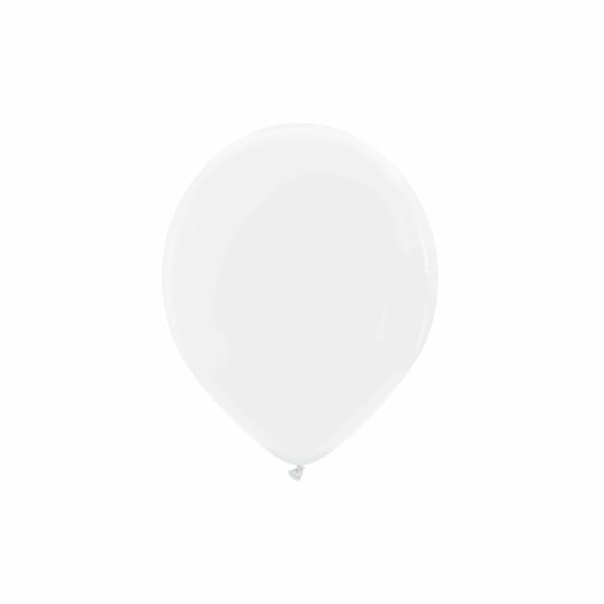 MINI : 13cm Wit Premium Ballonnen 5" (13 cm) Professionele Kwaliteit (± 50 stuks)