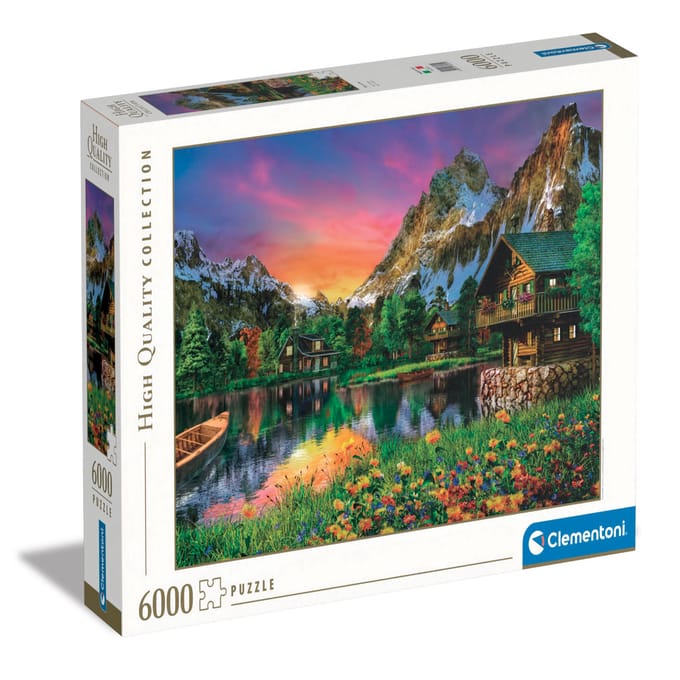 Clementoni - Puzzel - 6000 Stukjes - Alpine Meer - Puzzel Voor Volwassenen