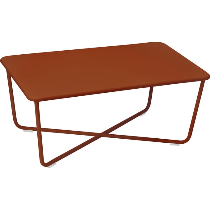 Fermob CROISETTE lage tafel - E2 gekonfijte sinaasappel