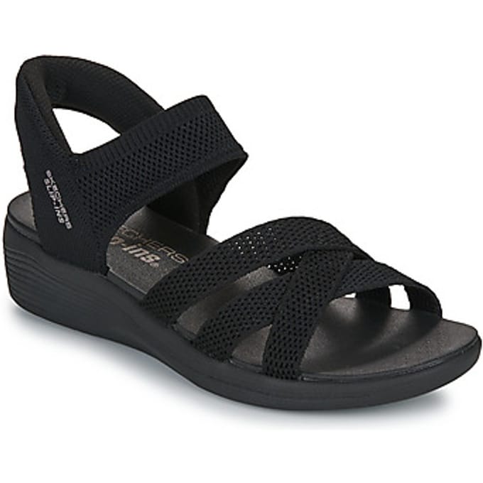Skechers Arya Slip-ins Sandalen zwart Textiel - Dames - Maat 40
