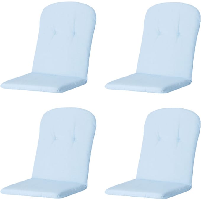 Madison - Kuipstoelkussen Hoge Rug Panama skyway - Ca. 96x45 cm - Set van 4