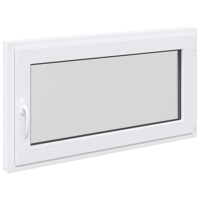vidaXL - Kleur - binnenkant - kelderraam - Wit - RISOR - 110 - x - 60 - cm