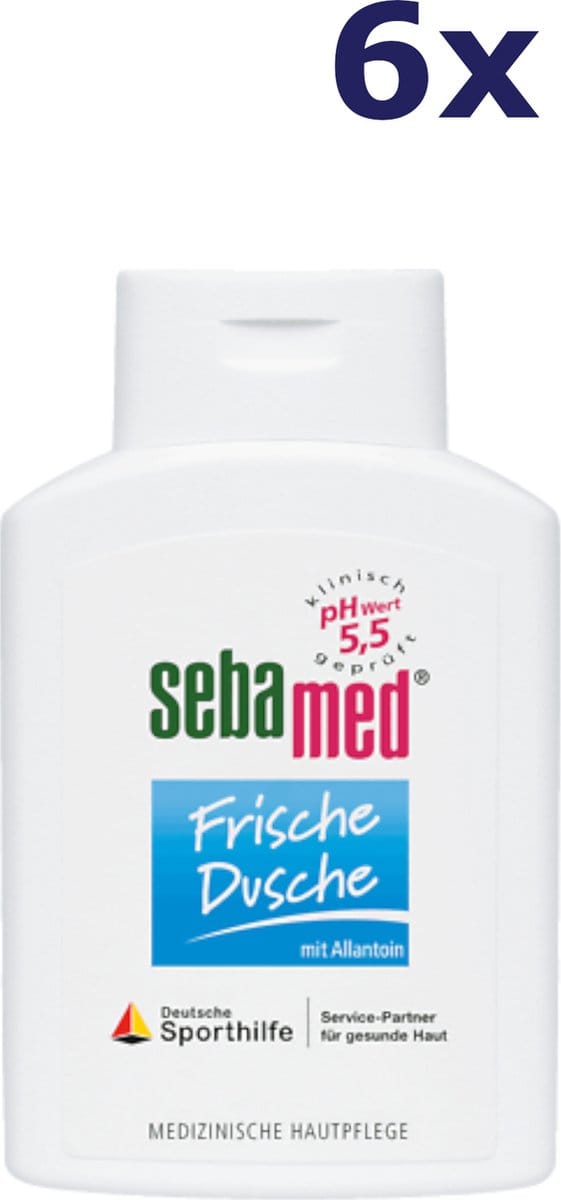 6x Sebamed Frisse Douchegel 200ml