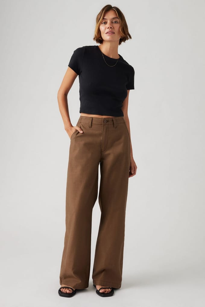 Levi's 90's Straight Jeans Brown Taglia: W30L32 | Pantaloni Outlet | Donna | Marrone