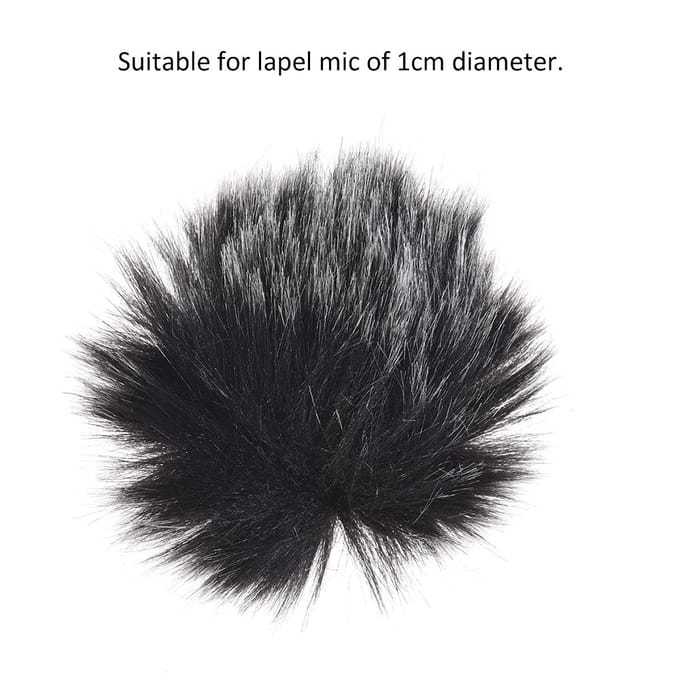 Furry Outdoor Microfoon Windscherm Muff Mini Lapel Lavalier Microfoon Windscherm 1 pc