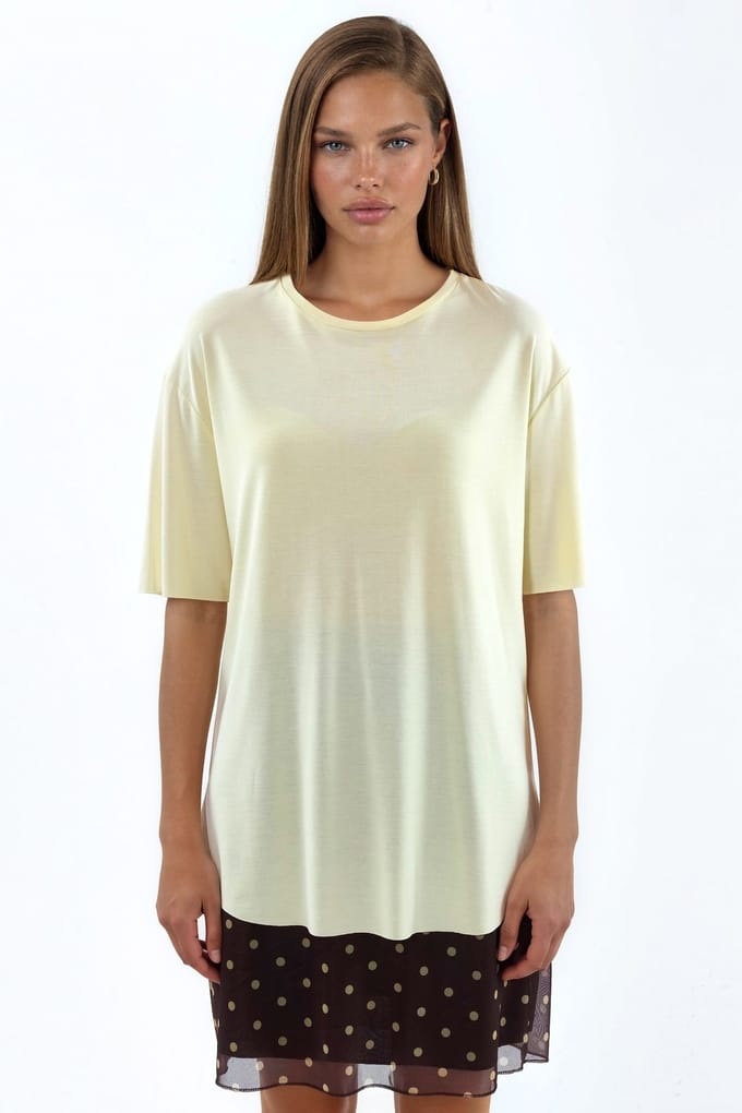 Losse Pasvorm Crew Neck T-shirt