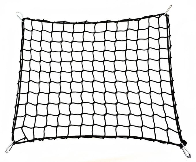 FEROCITY - Universeel autonet - 120x80 cm - kofferbaknet - hondennet auto - scheidingsnet - Zwart