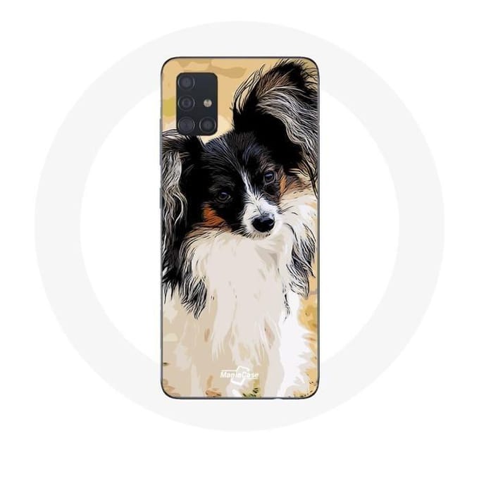 Coque Samsung Galaxy A51 Épagneul nain continental papillon Race de chiens