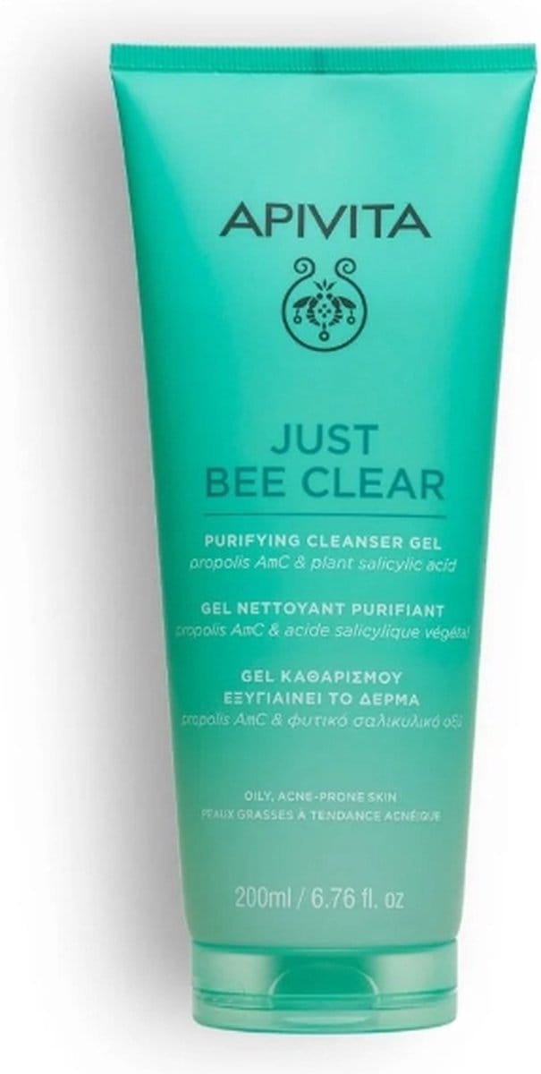 Apivita Face Care Just Bee Clear Purifying Cleanser Gel 200ml