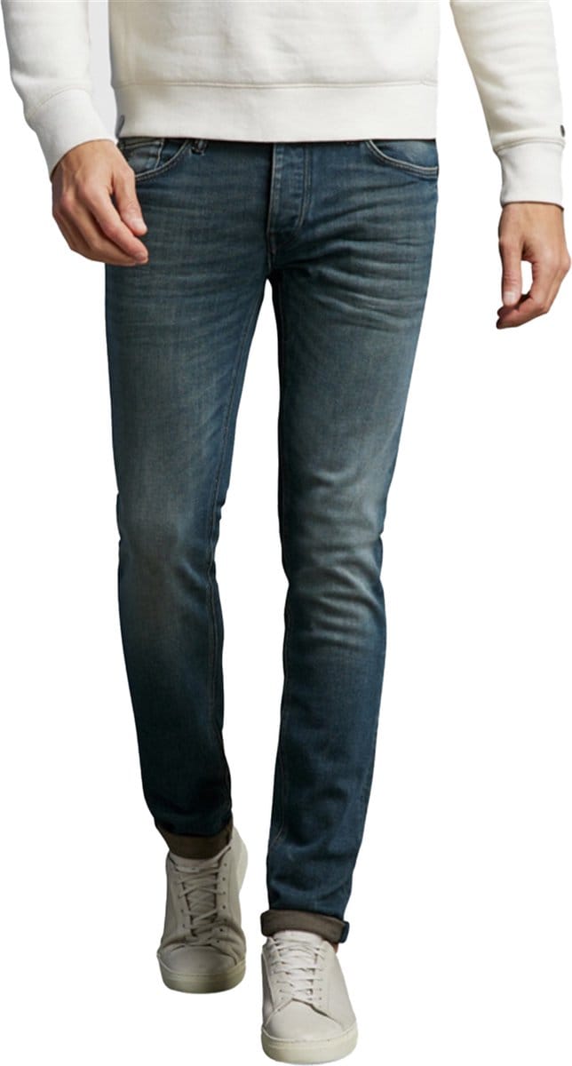 Cast Iron Pantalon 5 Pocket - Blauw - Maat 28-32