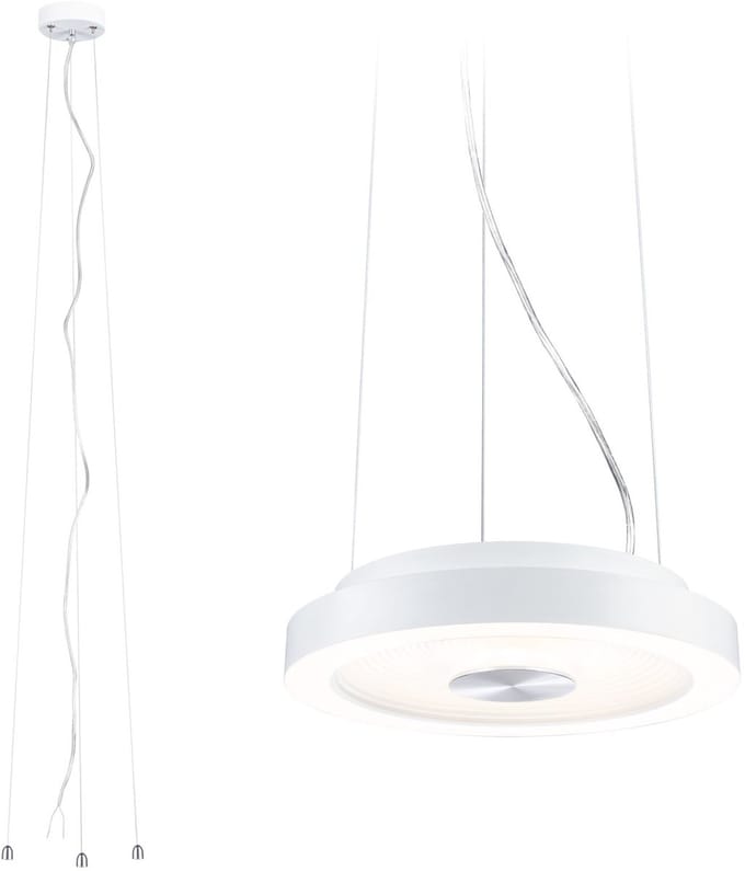 LED-plafondlamp Volea 3000K 950lm 230V 3,5W / 13W dimbaar Wit, Zilver