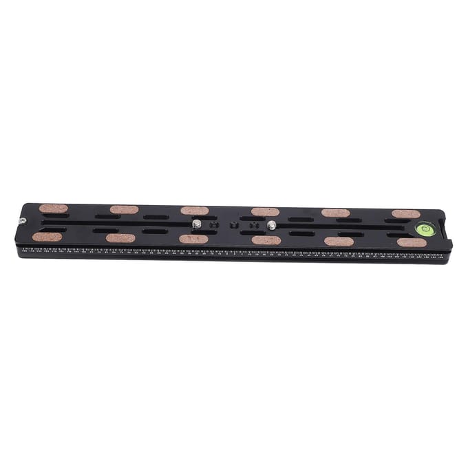 280MM Snelontgrendelingsplaat Adapter Aluminiumlegering Camera Statief Mount Basisplaat met 14 38 Inch black