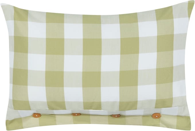 TAMNINE - Sierkussen - Lichtgroen - 40 x 60 cm - Polyester