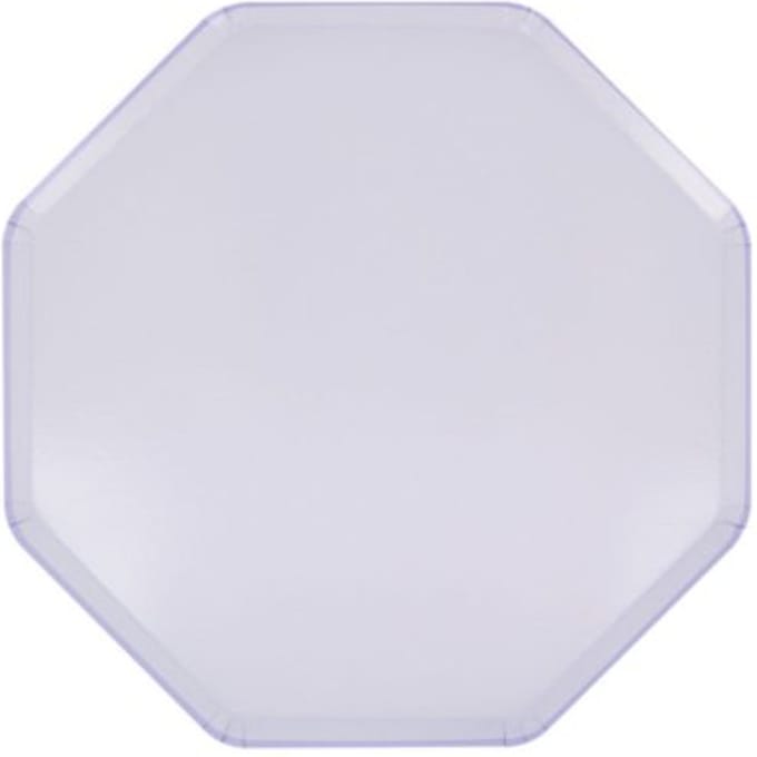 Meri meri - bordjes papier klein à 8 stuks, lila