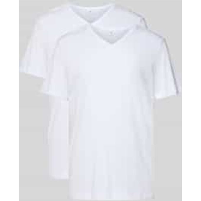 T-shirt van puur katoen in set van 2