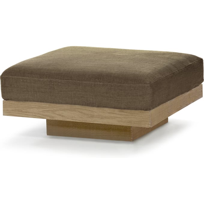 Serax Rudolph Teak Outdoor Ottoman - camel
