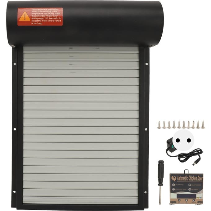Kippenhok Deur Timing Modus Handmatige Modus Robuuste LED Display Controller Auto Kippenhok Deur zwart