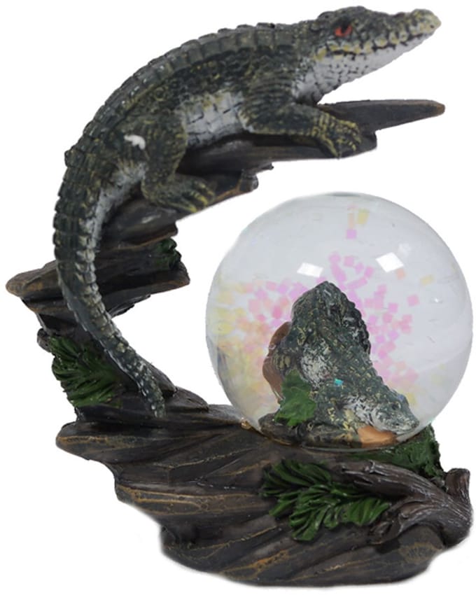 PIA Soft Toys Krokodil waterbal - 45 mm- Snowglobe