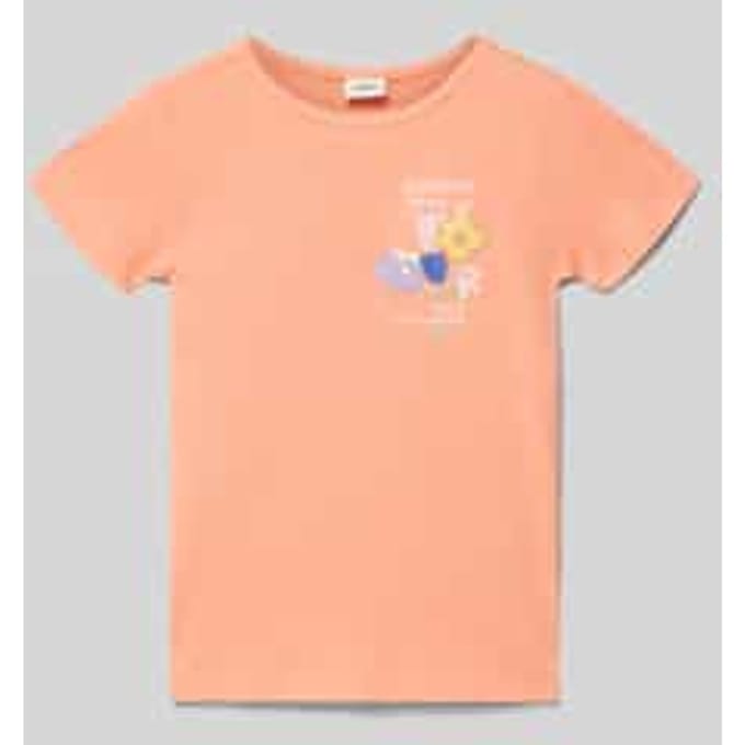 regular fit T-shirt van puur katoen