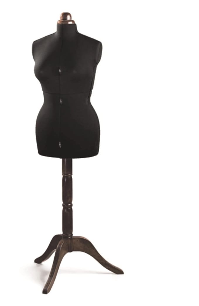 Lewenstein Lady Valet verstelbare dames  Paspop Zwart Medium
