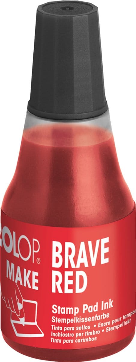 COLOP stempelinkt MAKE 25ml rood