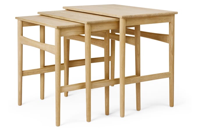 Carl Hansen & Søn CH004 Nesting Tables s - eiken geolied
