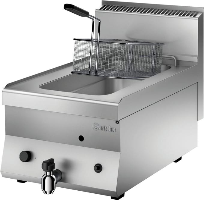 Gas Friteuse - 65cm Diep - 8 Liter - TG - Bartscher 1152103 - Horeca