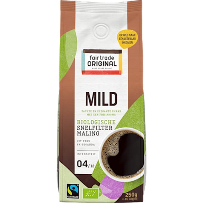 Fairtrade Milde Filterkoffie - 250 g