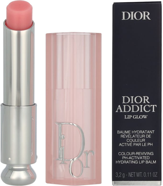 Dior 48 U Hydraterende Lipbaslem Ph Geactiveerde Kleur Dior - Dior Addict Lip Glow - Hydrating Lip Balm 48 U Hydraterende Lipbaslem, Ph Geactiveerde Kleur 001 Pink cool undertone