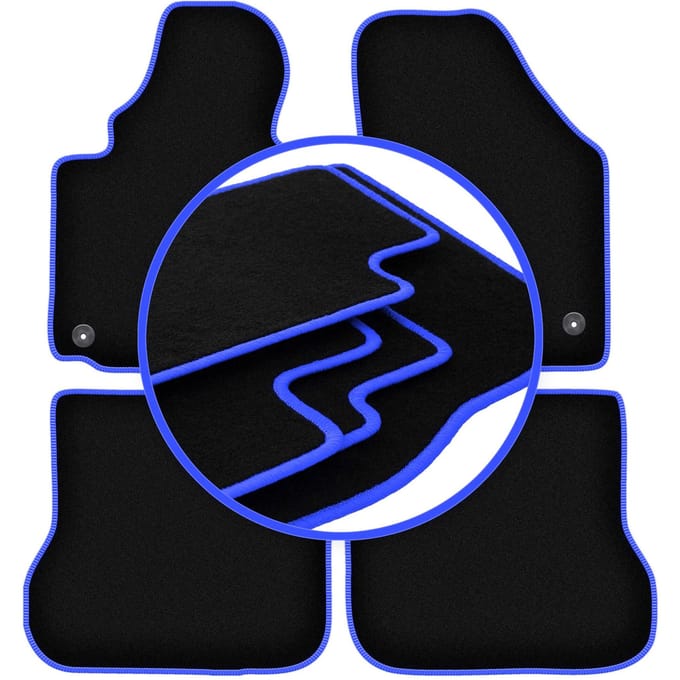 CARLUX-BLUE automatten voor: Volkswagen Caddy 2K FL minivan (2010-2015)