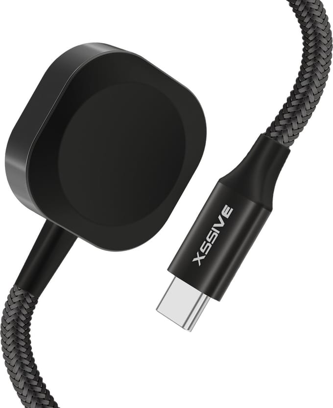 Oplader geschikt voor Apple Watch - Magnetische Oplaadkabel - USB-C - Zwart