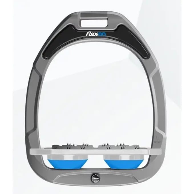 Platte Ultra Grip Aluminium/Grijs/Blauw steigerriemen Flex-On Green Composite