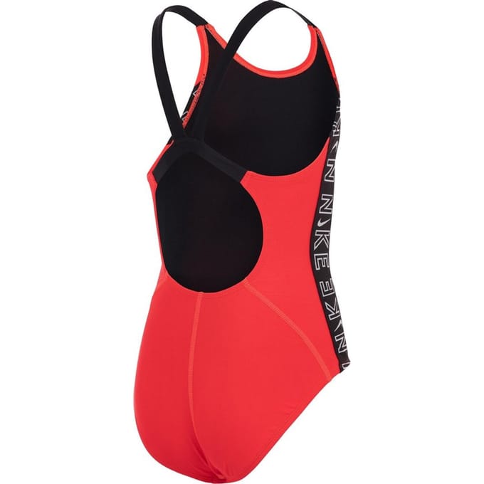 Nike Swim FASTBACK Badpak - 146 - 152 - BRIGHT CRIMSON - Meisjes