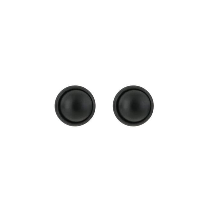 Bijoutheek Earstuds bol Zwart 8MM