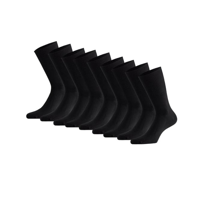 Morethansocks - Antipress sokken - Unisex - Modal - 9-Pack - Maat 35 t/m 46 - Sokken heren - Sokken dames - Naadloze sokken