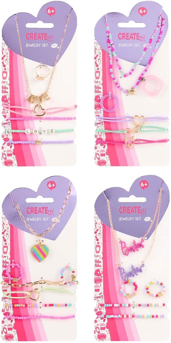 Canenco sieradenset armbandenset voor kinderen multi kleuren.