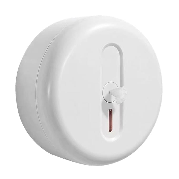 Toiletpapier Dispenser Plastic Wandmontage Automatische Afsnijding Waterdicht Center Pull Rol Tissuepapier white