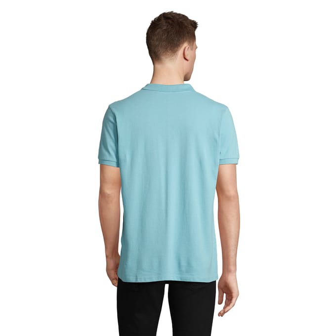 SOLS Heren Planet Poloshirt (Zwembad Blauw)