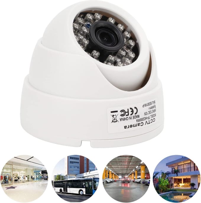 Koepelcamera Duidelijk Beeld voor Binnen en Buiten - Beveiligingscamera (NTCS) .