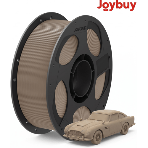 JOYBUY x ANYCUBIC PLA Basic printfilament, 1 kg spoel, 1,75 mm diameter, ±0,02 mm tolerantie - Bruin