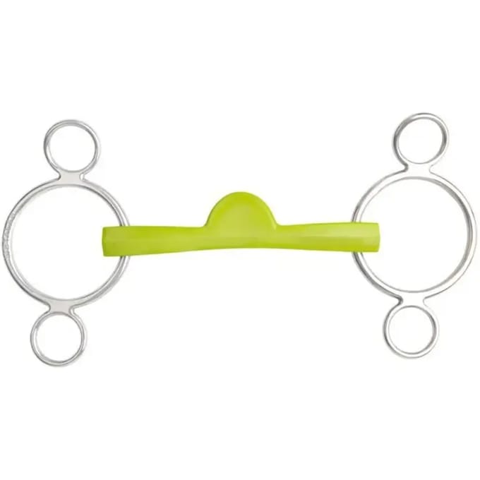 3 of 4 ring bit voor verstelbare paarden Metalab Flexi