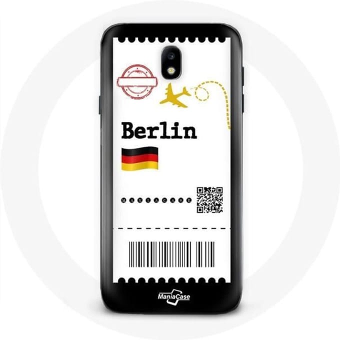 Coque Samsung Galaxy J3 2017 Billet d'avion Berlin
