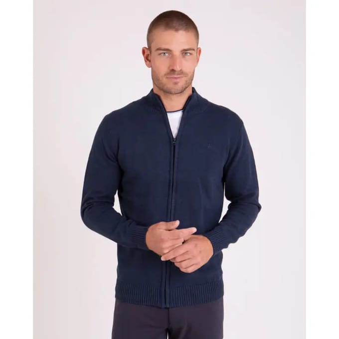 Volledige rits cardigan met hoge kraag Camberabero