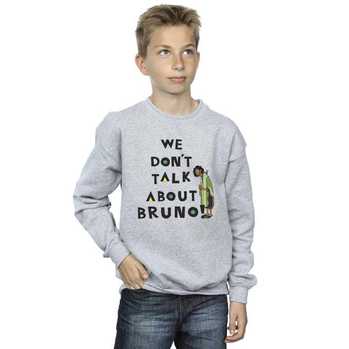 Disney Jongens Encanto We Dont Talk About Bruno Jongens Sweatshirt (Sportgrijs)