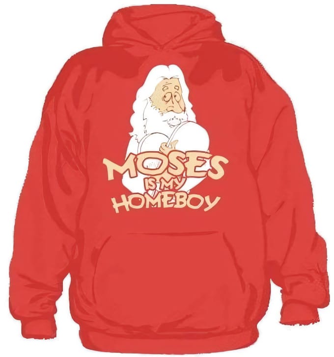 Hybris Moses Is My Homeboy-hoodie SH-3-10913-Poly