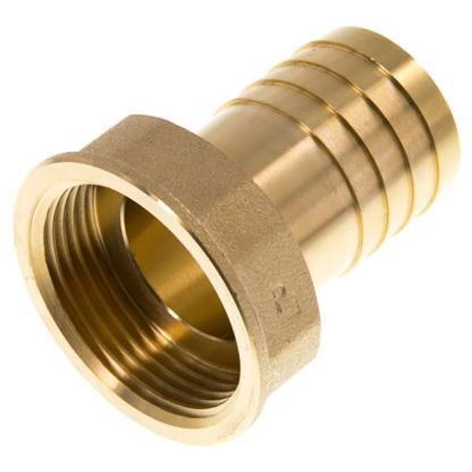 G 1 1/4'' x 32mm Messing Slangpilaar 16 Bar