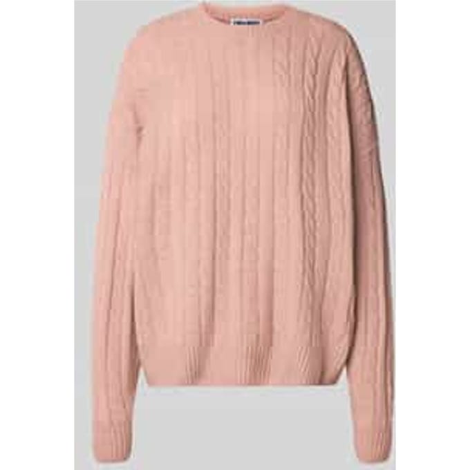 Gebreide pullover met kabelpatroon