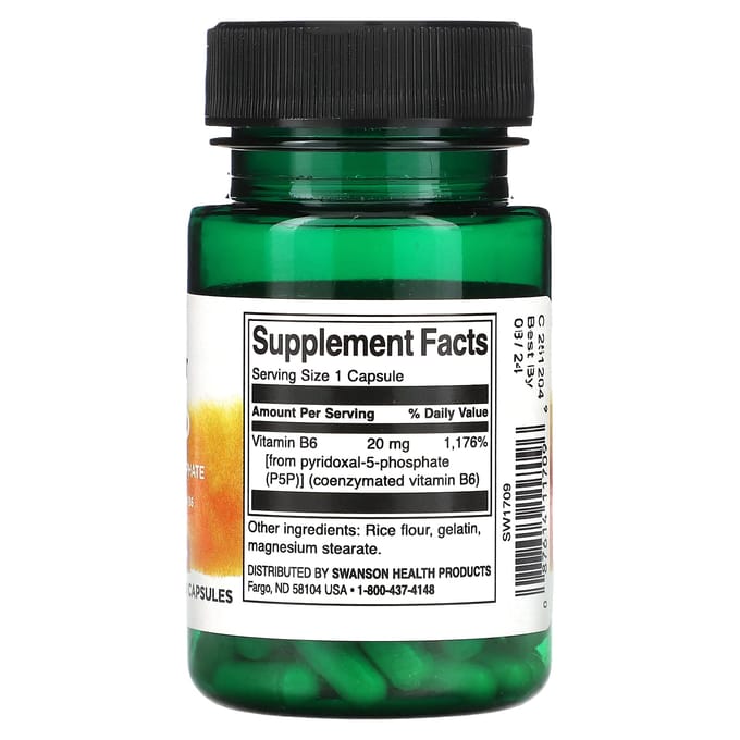 P-5-P, 20 mg, 60 capsules